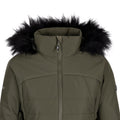 Dark Vine - Side - Trespass Womens-Ladies Translate Padded Jacket