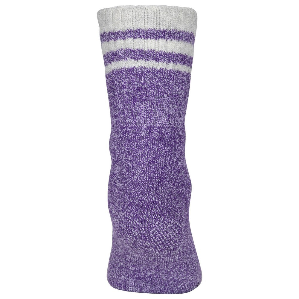 Purple Marl - Back - Trespass Childrens-Kids Vic Anti-Blister Boot Socks