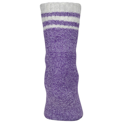 Purple Marl - Back - Trespass Childrens-Kids Vic Anti-Blister Boot Socks
