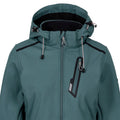 Spruce Green - Side - Trespass Womens-Ladies Neman TP75 Soft Shell Jacket