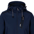 Navy - Side - Trespass Womens-Ladies Neman TP75 Soft Shell Jacket