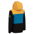 Black-Yellow-Blue - Back - Trespass Childrens-Kids Garcia DLX Ski Jacket