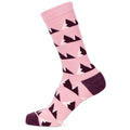 Candy Pink - Side - Trespass Unisex Adult Saxon DLX Trekking Socks