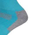 Navy-Cyber Blue - Close up - Trespass Childrens-Kids Convex Ski Socks (Pack of 2)