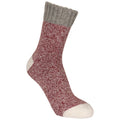 Grey-Cherry Marl - Pack Shot - Trespass Unisex Adult Inigo Socks
