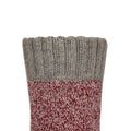 Grey-Cherry Marl - Close up - Trespass Unisex Adult Inigo Socks