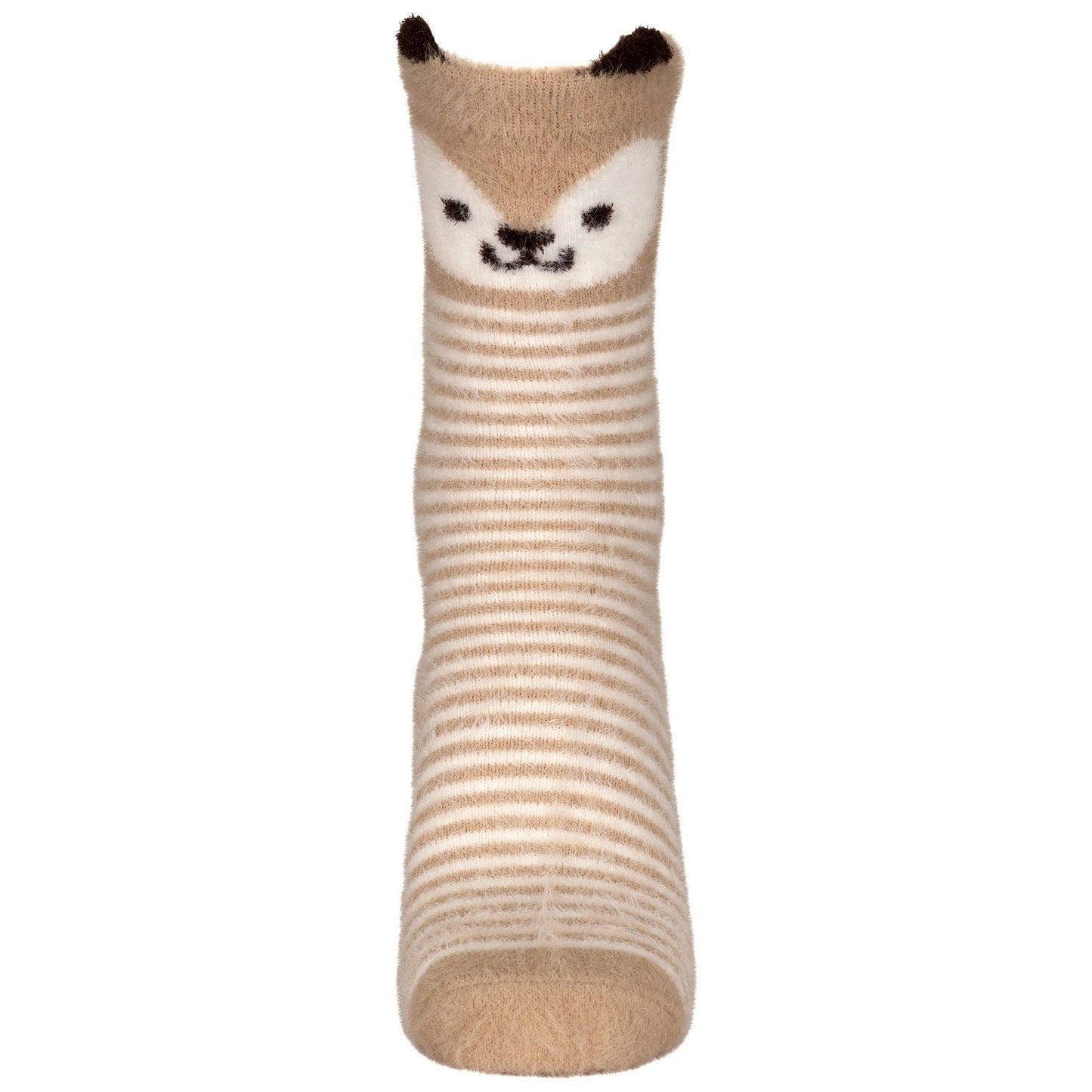 Beige - Lifestyle - Trespass Childrens-Kids Cosy Animal Face Socks