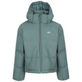 Spruce Green - Front - Trespass Girls Missie Logo Jacket