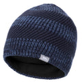 Navy - Side - Trespass Mens Tav Fleece Lined Beanie