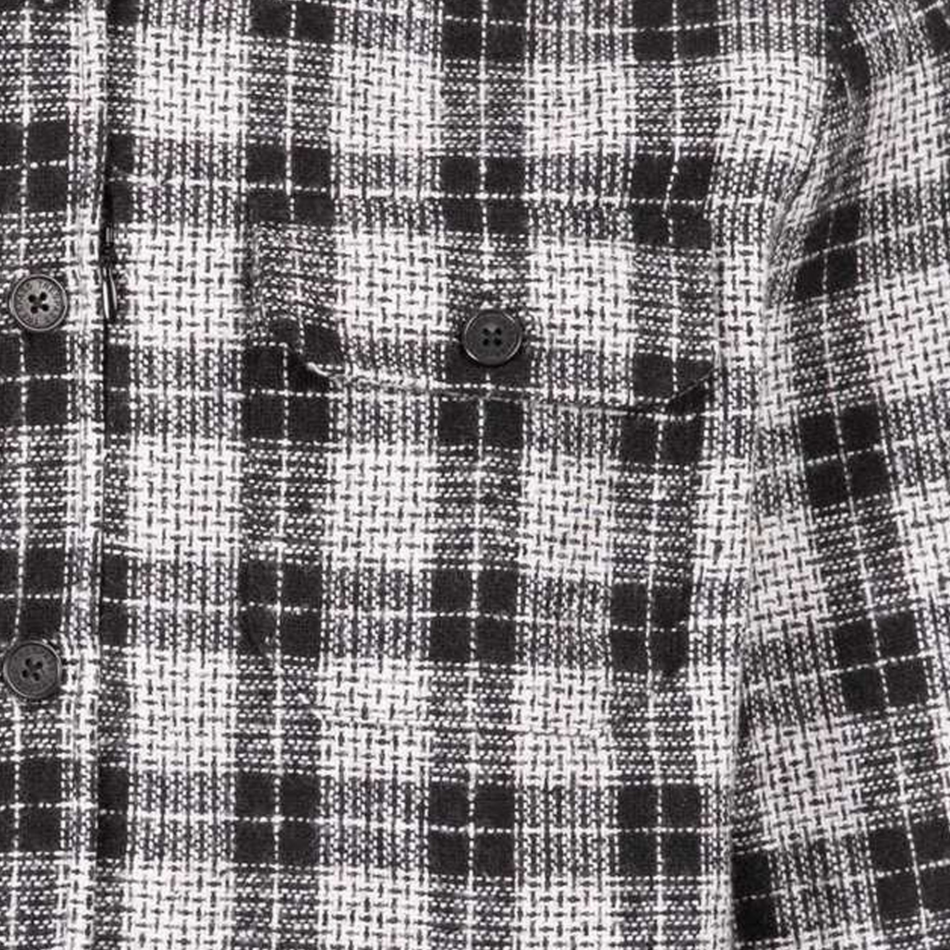 Black-White - Lifestyle - Trespass Mens Portlaw Checked Shirt