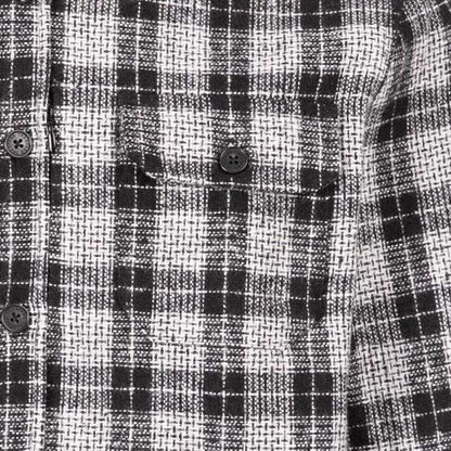 Black-White - Lifestyle - Trespass Mens Portlaw Checked Shirt