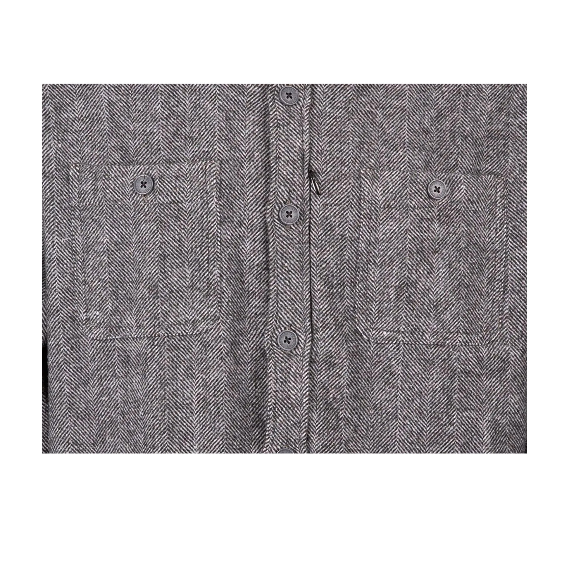 Grey - Side - Trespass Mens Potsgrove Shirt