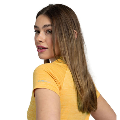 Pale Maize Marl - Side - Trespass Womens-Ladies Vickland TP75 Active T-Shirt