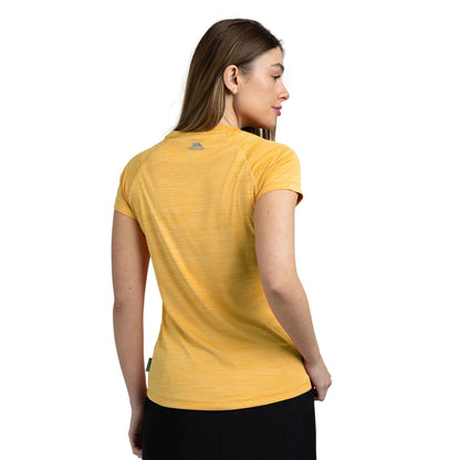 Pale Maize Marl - Pack Shot - Trespass Womens-Ladies Vickland TP75 Active T-Shirt
