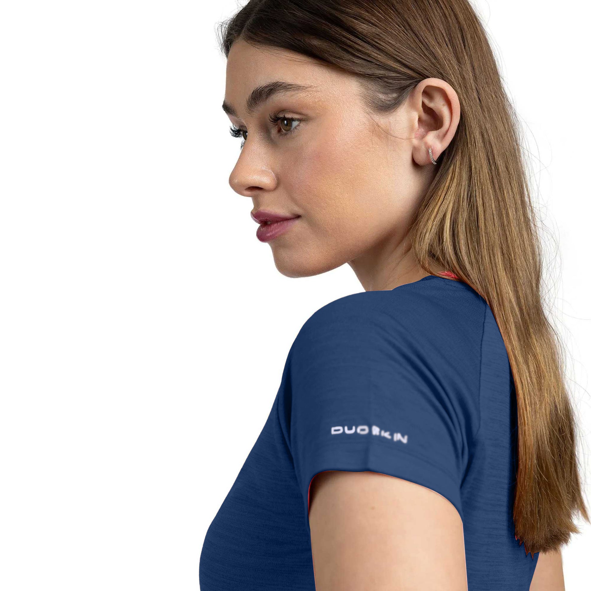 Navy Marl - Side - Trespass Womens-Ladies Vickland TP75 Active T-Shirt