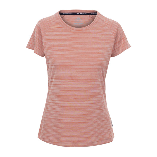 Shell Pink - Front - Trespass Womens-Ladies Vickland TP75 Active T-Shirt