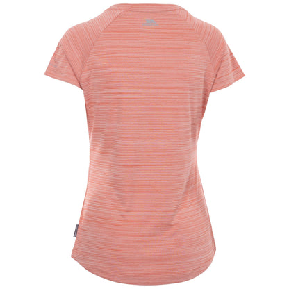 Pink Shell Marl - Back - Trespass Womens-Ladies Vickland TP75 Active T-Shirt