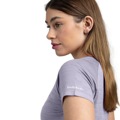 Sky Blue Marl - Side - Trespass Womens-Ladies Vickland TP75 Active T-Shirt