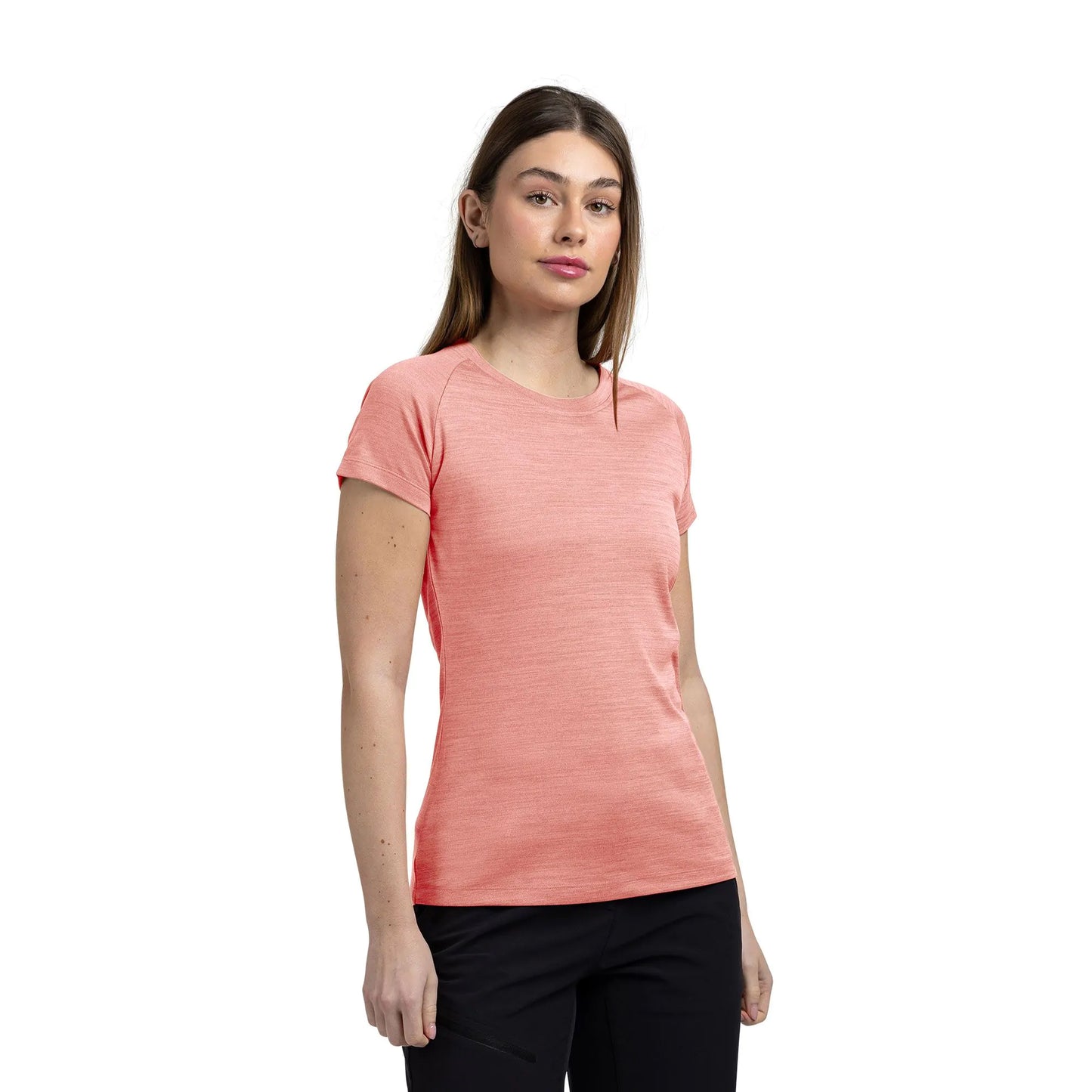 Pink Shell Marl - Lifestyle - Trespass Womens-Ladies Vickland TP75 Active T-Shirt