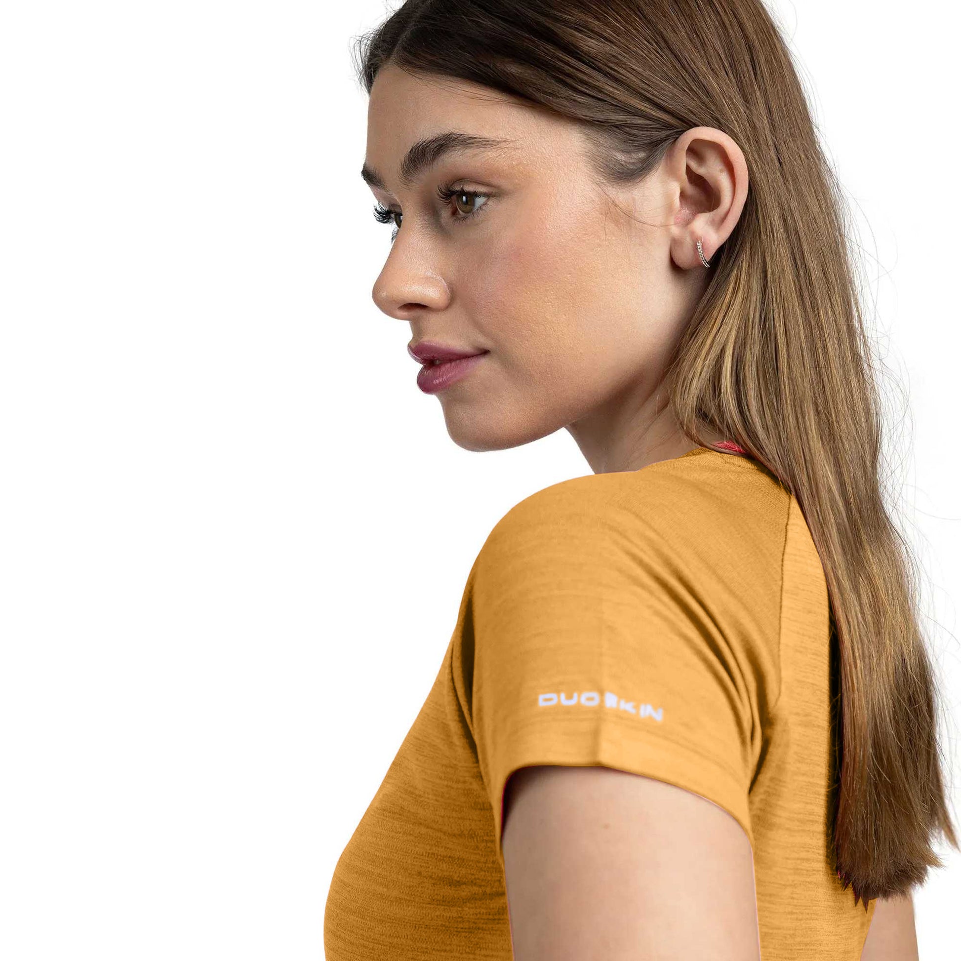 Amber Glow Marl - Side - Trespass Womens-Ladies Vickland TP75 Active T-Shirt