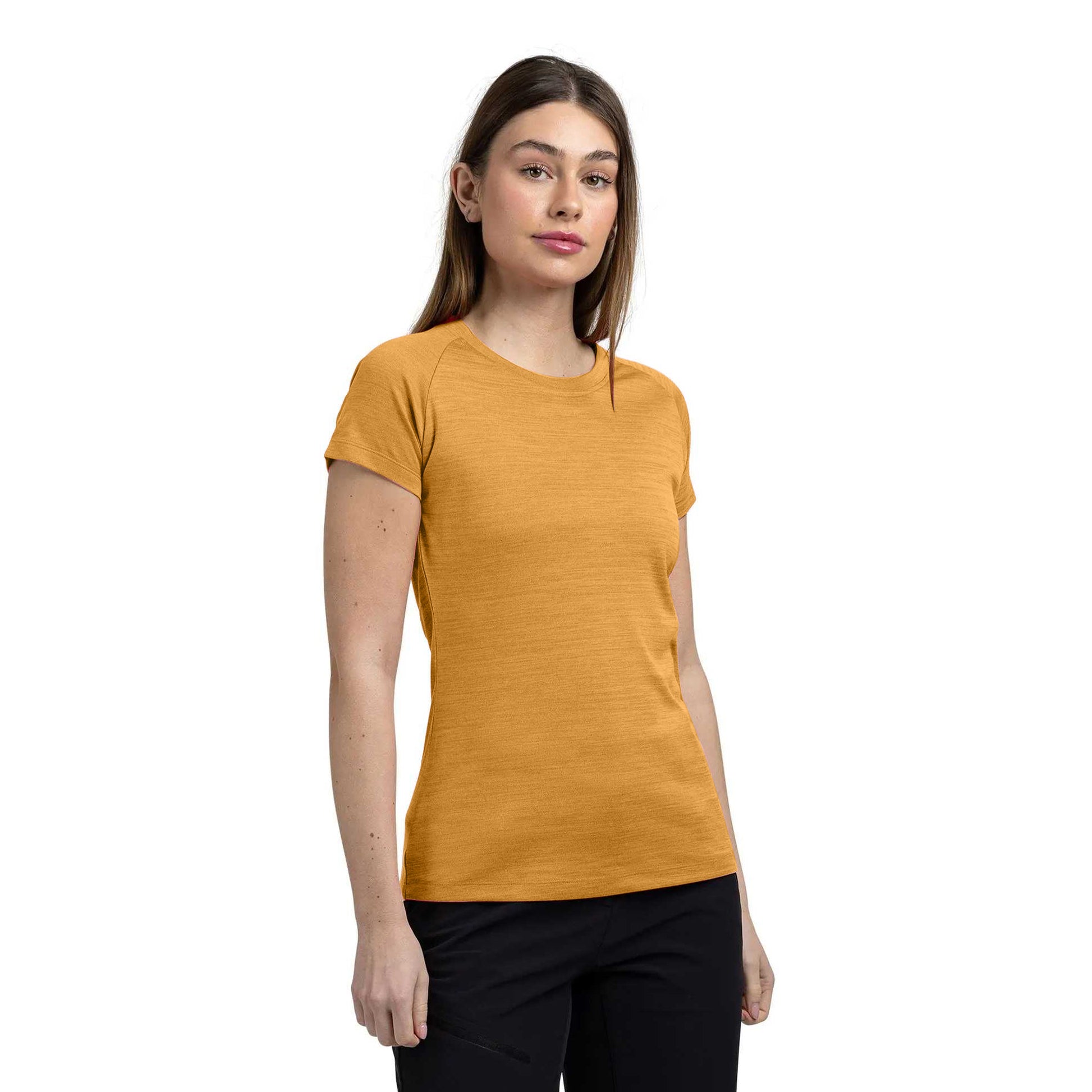 Amber Glow Marl - Lifestyle - Trespass Womens-Ladies Vickland TP75 Active T-Shirt