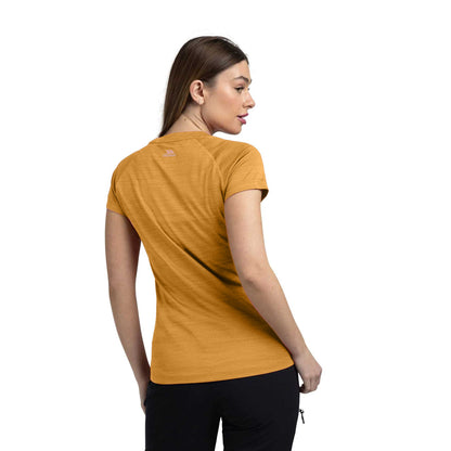 Amber Glow Marl - Pack Shot - Trespass Womens-Ladies Vickland TP75 Active T-Shirt