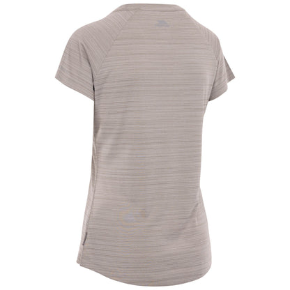 Platinum Marl - Back - Trespass Womens-Ladies Vickland TP75 Active T-Shirt