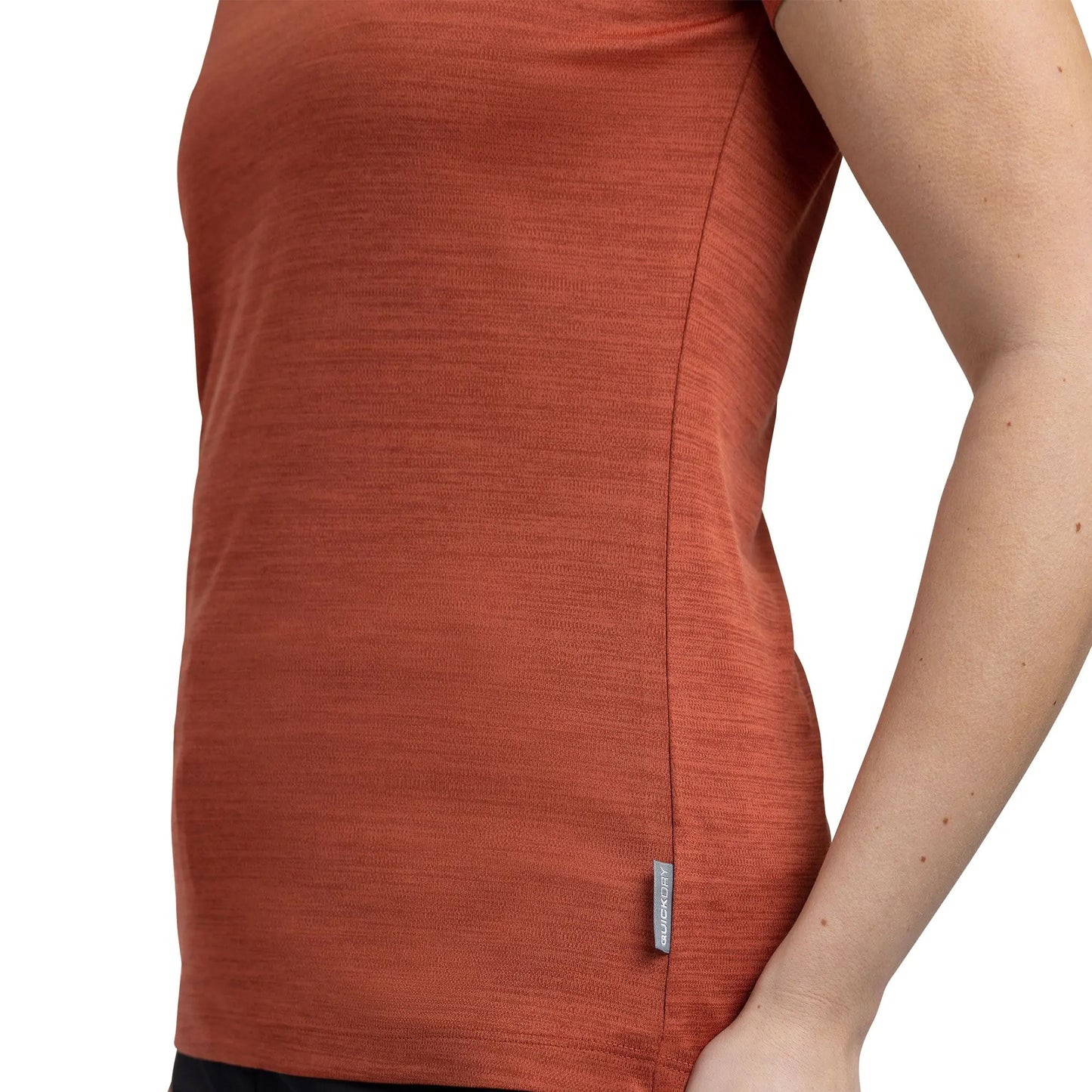 Burnt Sienna Marl - Side - Trespass Womens-Ladies Vickland TP75 Active T-Shirt