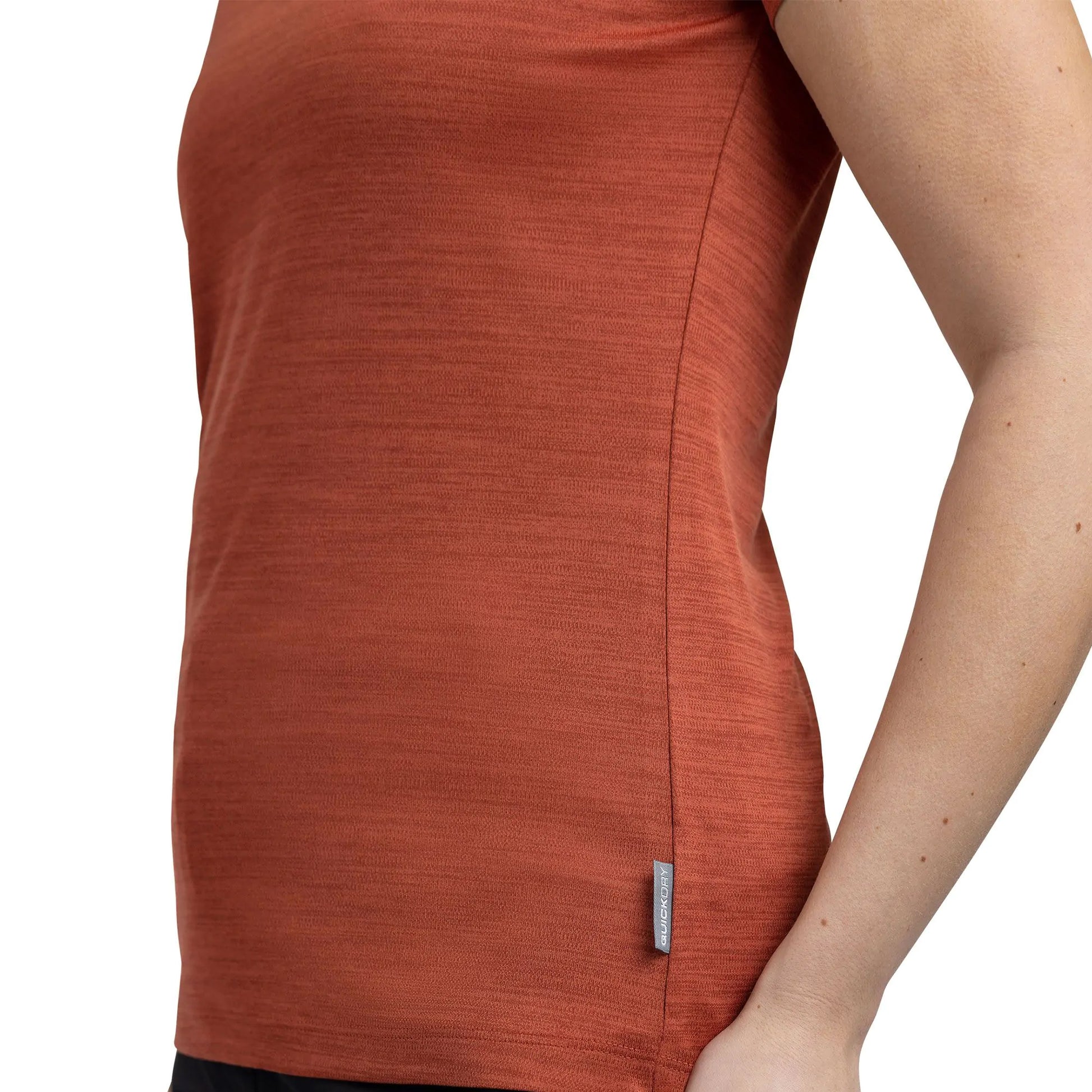Burnt Sienna Marl - Side - Trespass Womens-Ladies Vickland TP75 Active T-Shirt