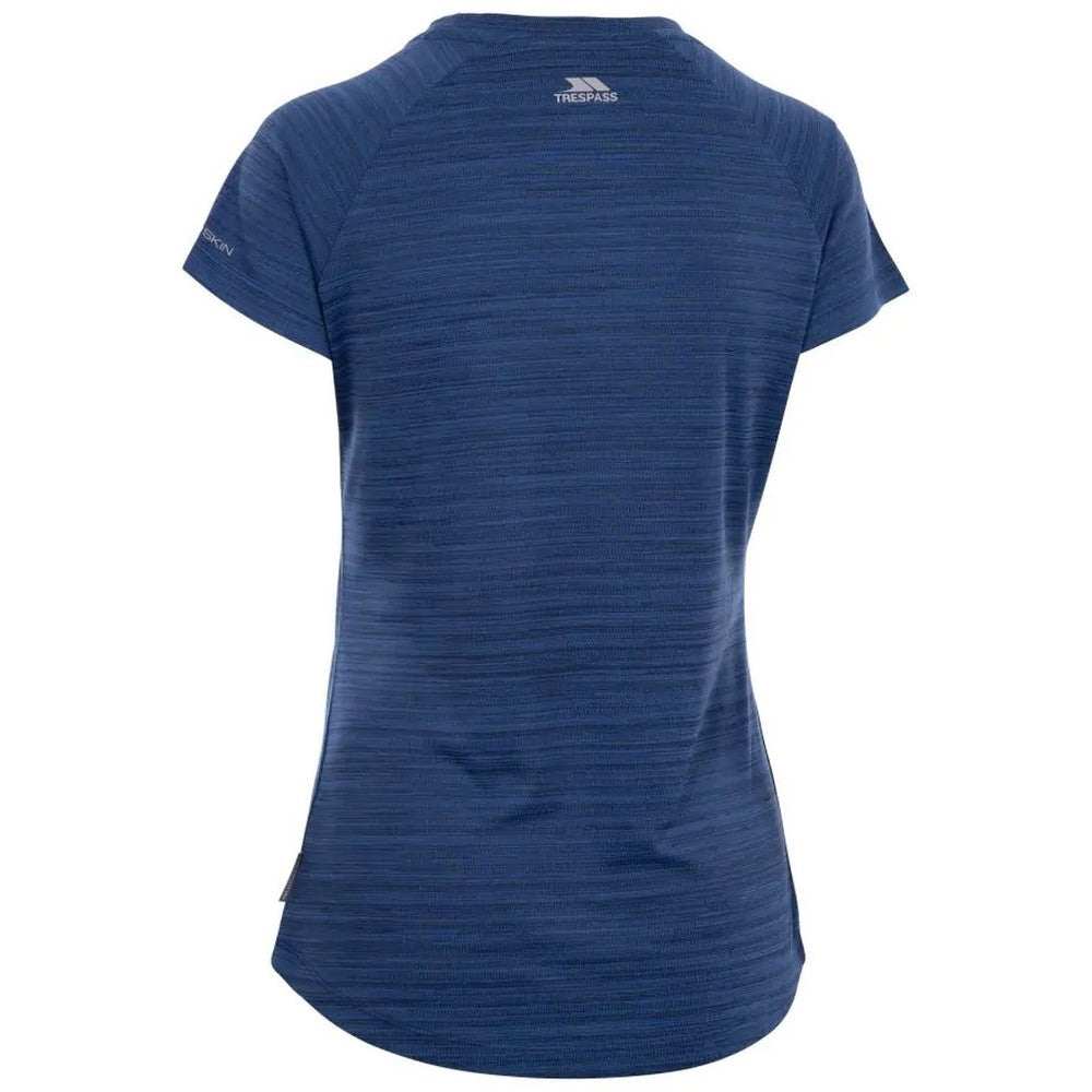 Navy Marl - Back - Trespass Womens-Ladies Vickland TP75 Active T-Shirt