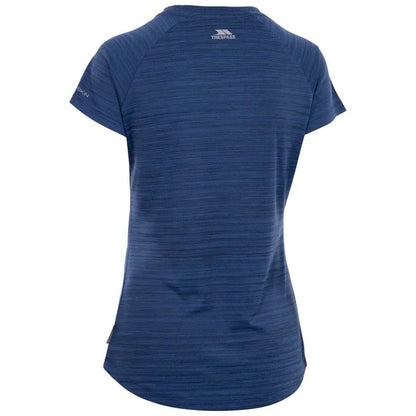 Navy Marl - Back - Trespass Womens-Ladies Vickland TP75 Active T-Shirt