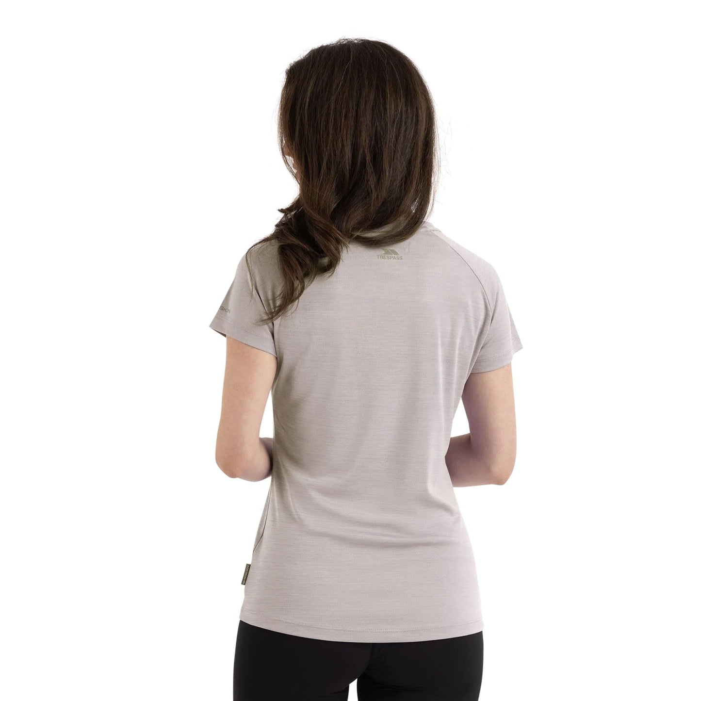 Platinum Marl - Pack Shot - Trespass Womens-Ladies Vickland TP75 Active T-Shirt