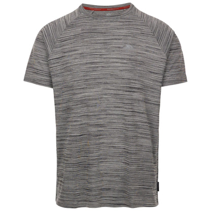Grey Marl - Front - Trespass Mens Leecana TP75 T-Shirt