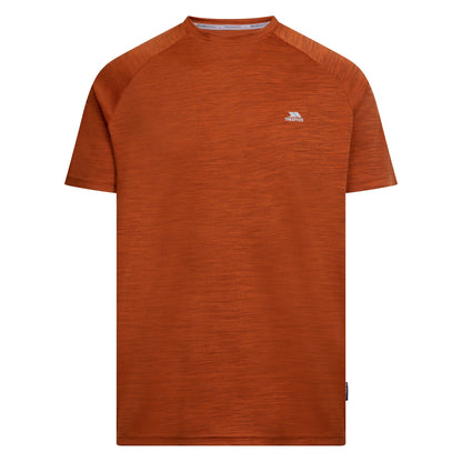Burnt Orange Marl - Front - Trespass Mens Leecana TP75 T-Shirt