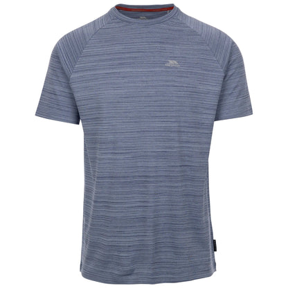 Denim Blue Marl - Front - Trespass Mens Leecana TP75 T-Shirt