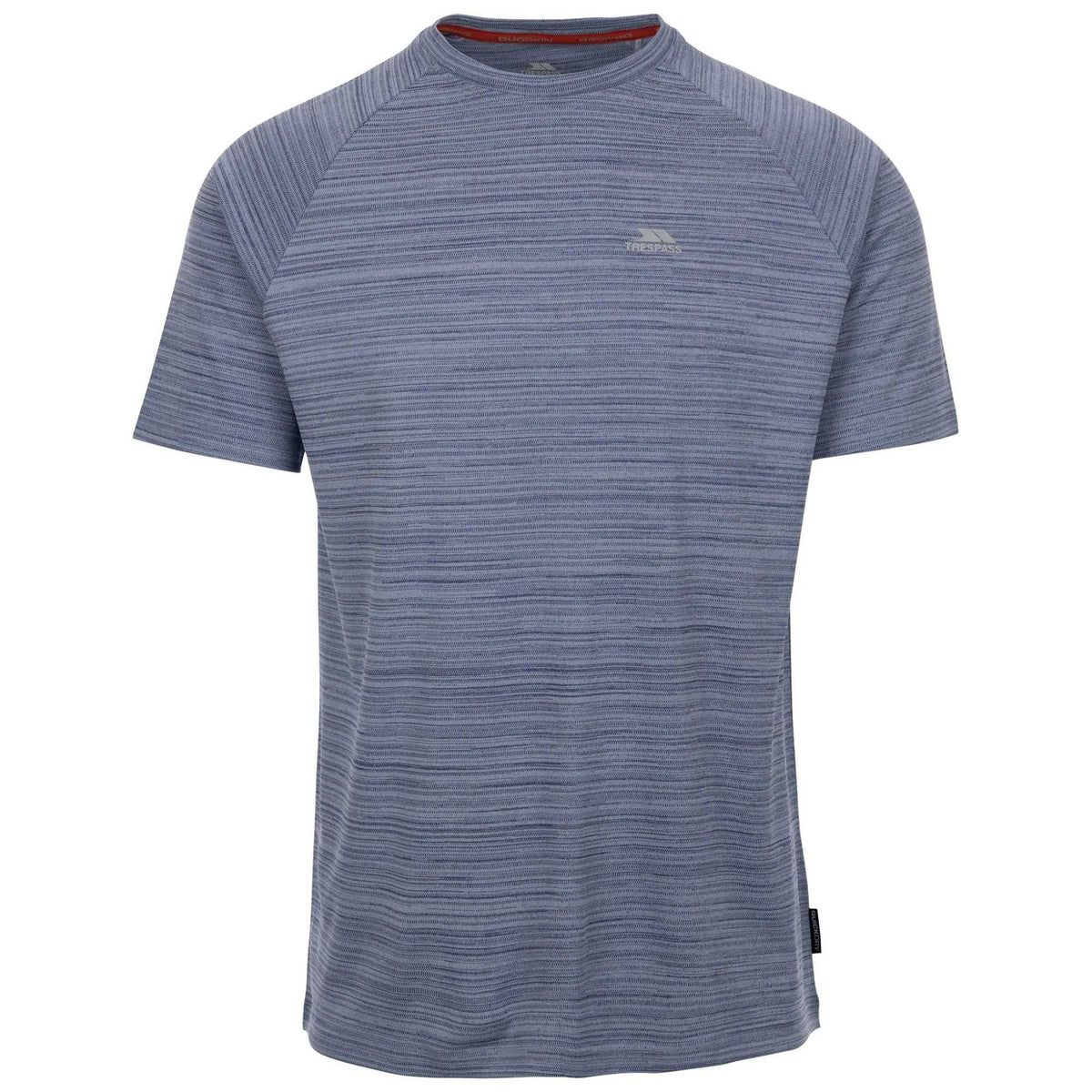 Denim Blue Marl - Front - Trespass Mens Leecana TP75 T-Shirt
