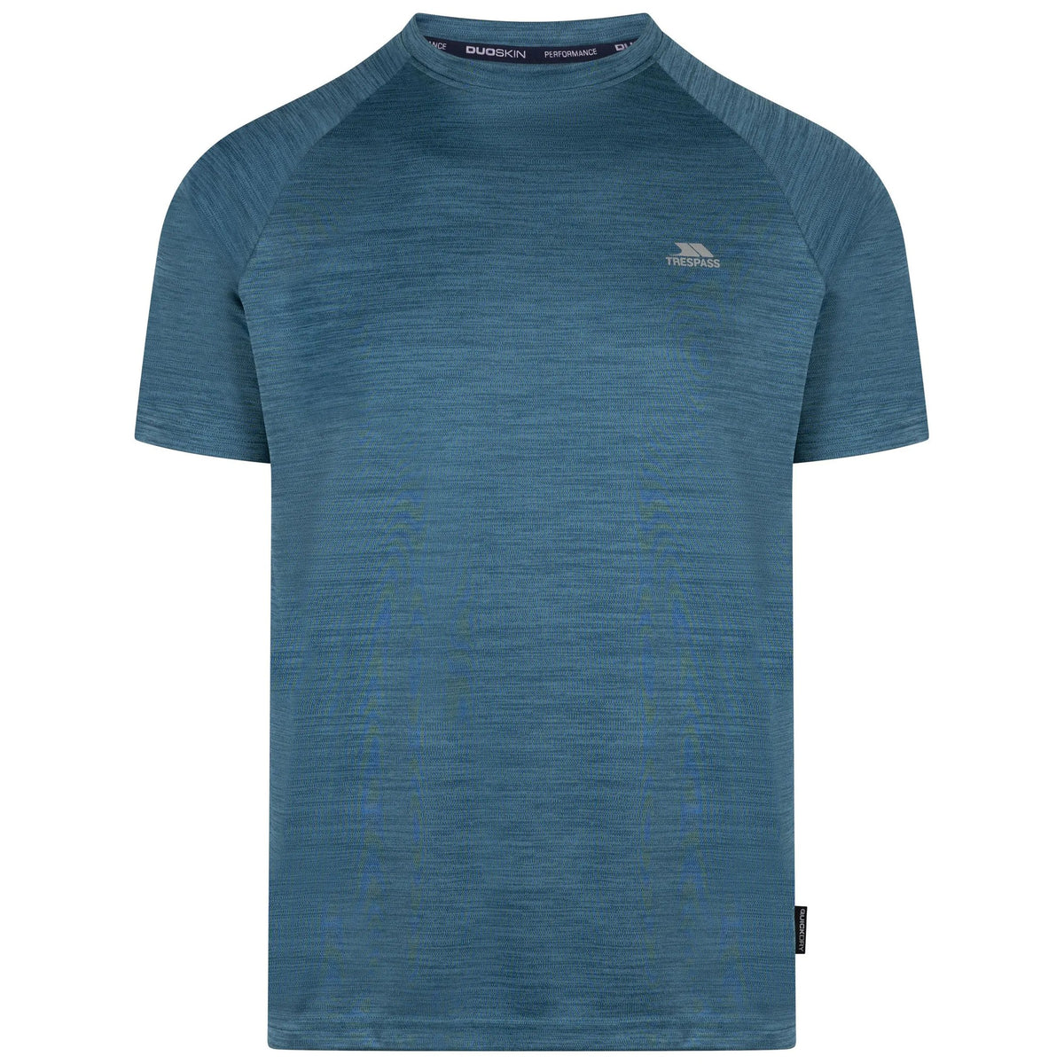 Bondi Blue Marl - Front - Trespass Mens Leecana TP75 T-Shirt