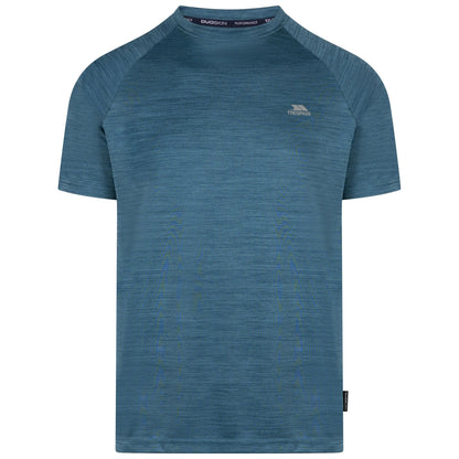 Bondi Blue Marl - Front - Trespass Mens Leecana TP75 T-Shirt