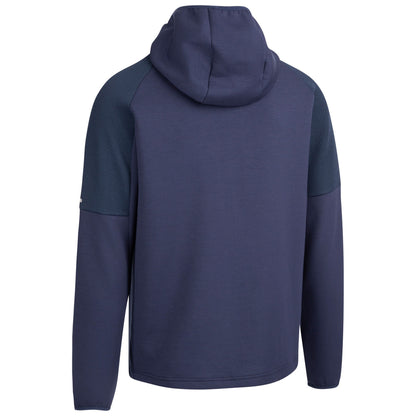 Navy - Back - Trespass Mens Bani Active Full Zip Hoodie