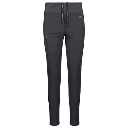 Black - Front - Trespass Womens-Ladies Jovana Softshell Leggings