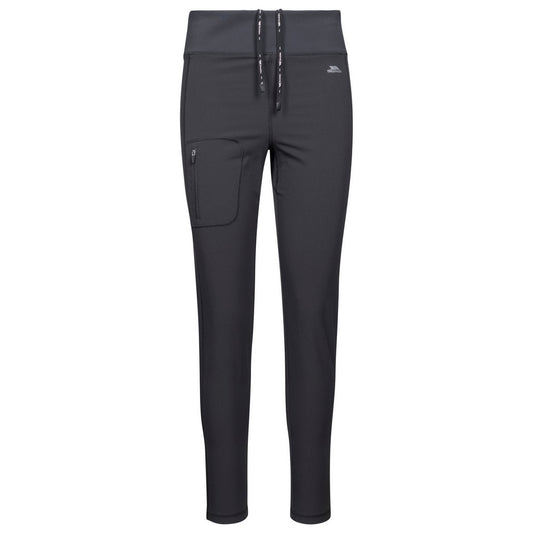 Black - Front - Trespass Womens-Ladies Jovana Softshell Leggings