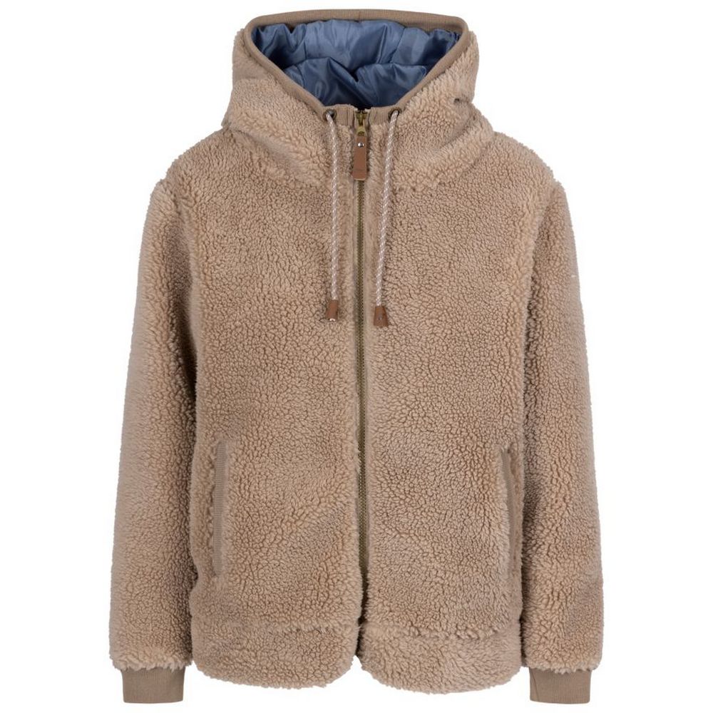 Oatmilk - Front - Trespass Womens-Ladies Lavelle Casual Jacket