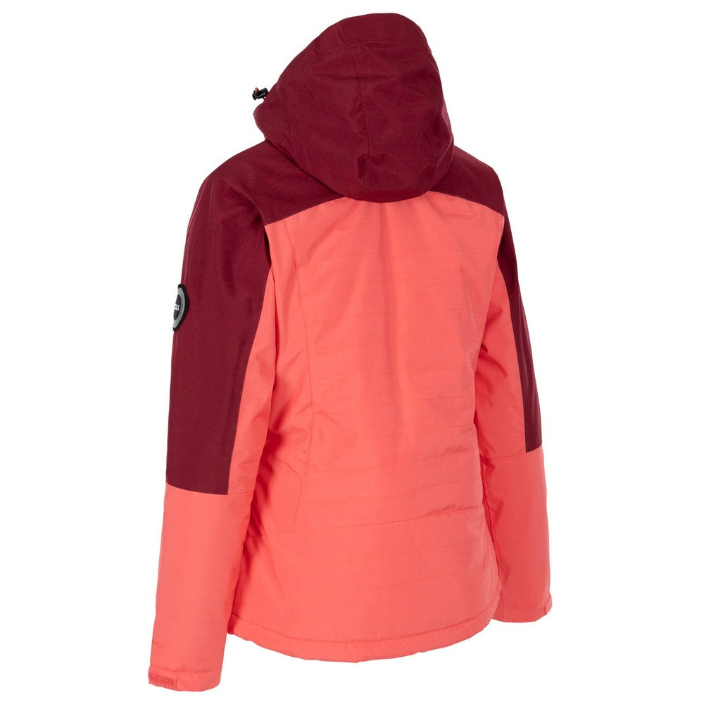 Peach Blush - Back - Trespass Womens-Ladies Emilia Ski Jacket