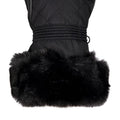 Black - Pack Shot - Trespass Womens-Ladies Dirin Leather Ski Gloves