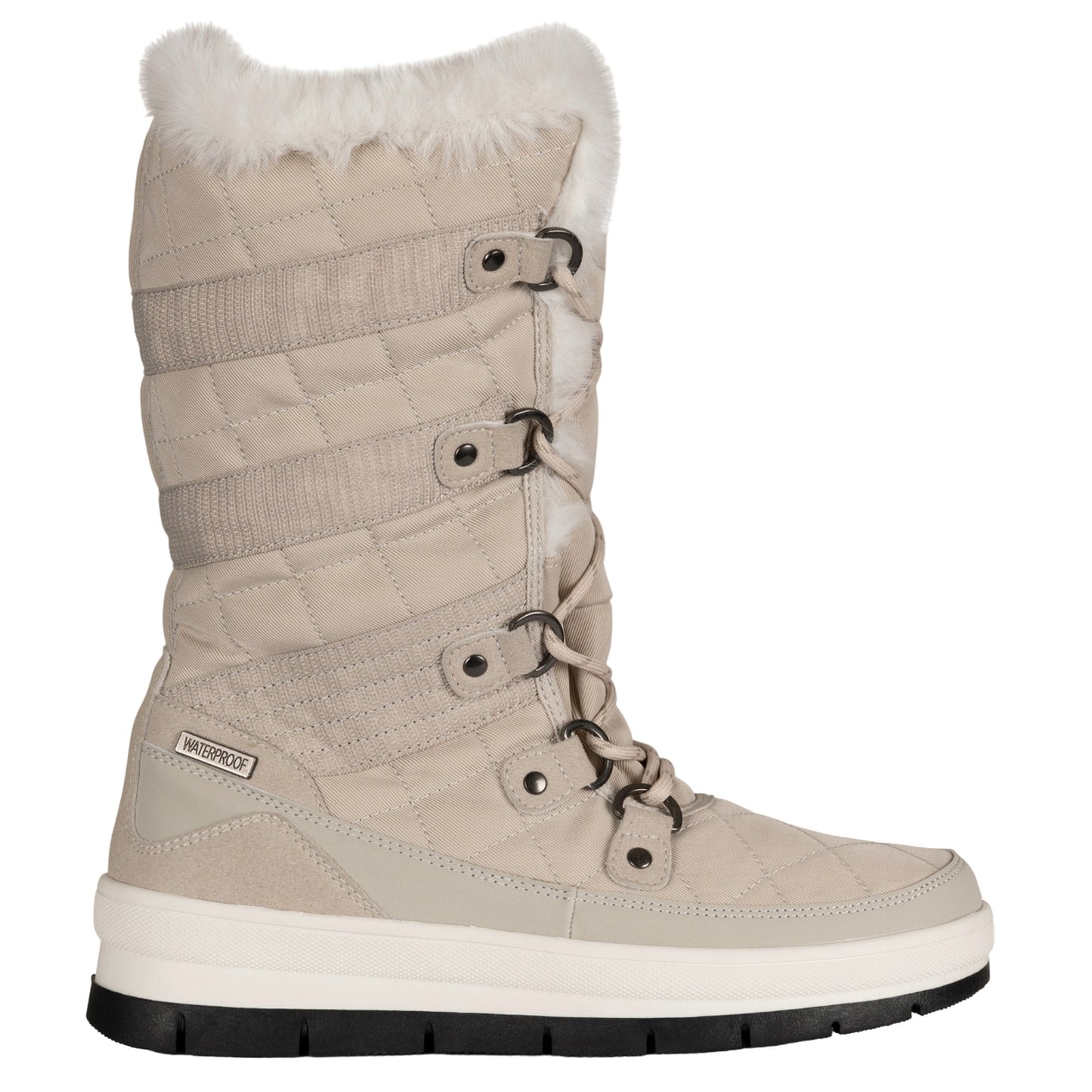 Stone - Back - Trespass Womens-Ladies Evelyn Snow Boots