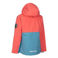 Peach Blush-Storm Blue - Back - Trespass Childrens-Kids Pauline DLX Ski Jacket