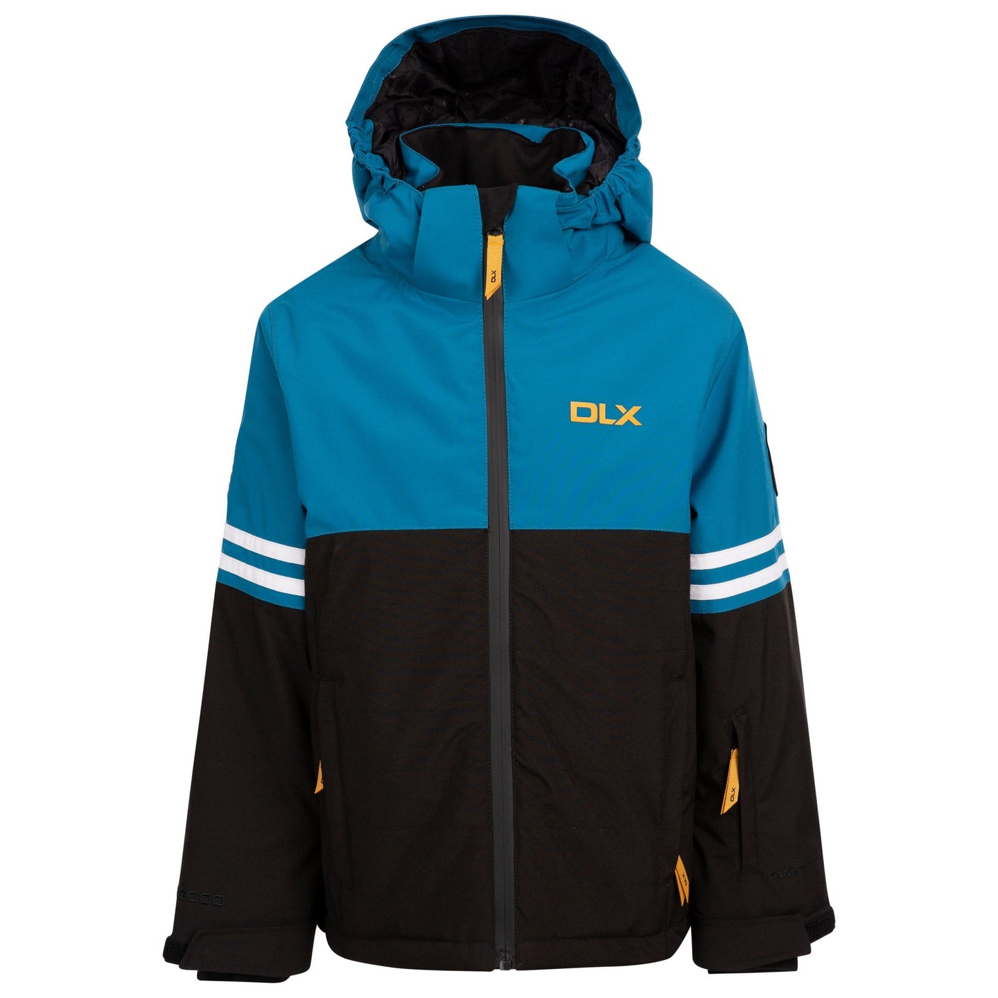 Black - Front - Trespass Childrens-Kids Leonard Ski Jacket