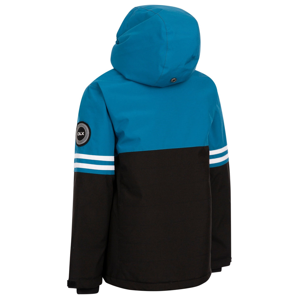 Black - Back - Trespass Childrens-Kids Leonard Ski Jacket