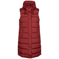 Dark Cherry - Front - Trespass Womens-Ladies Leona Quilted Gilet