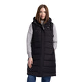 Black - Side - Trespass Womens-Ladies Leona Quilted Gilet